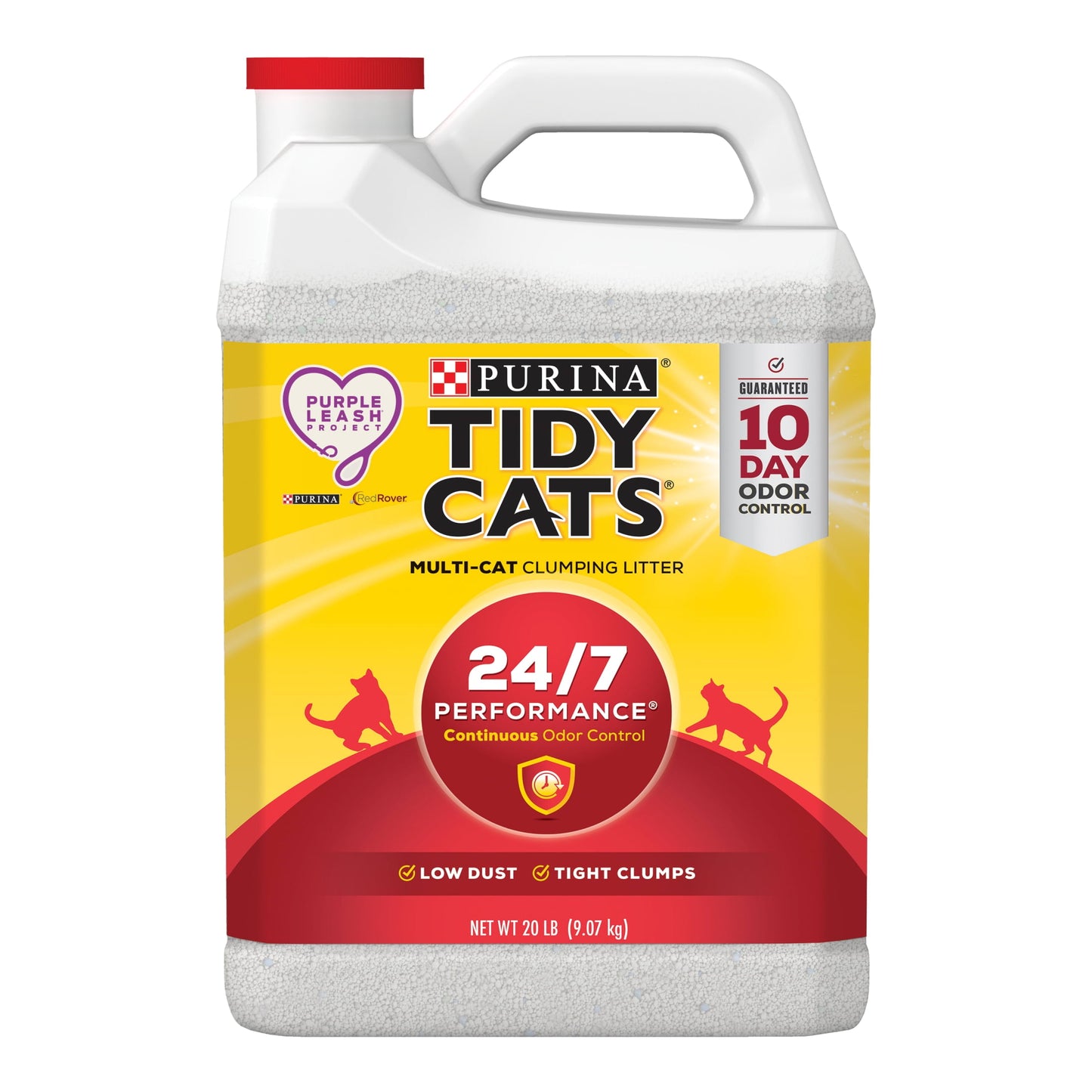 Purina  24/7 Clumping Cat Litter, Low Dust, Deodorizing, 20 Lb. Jug